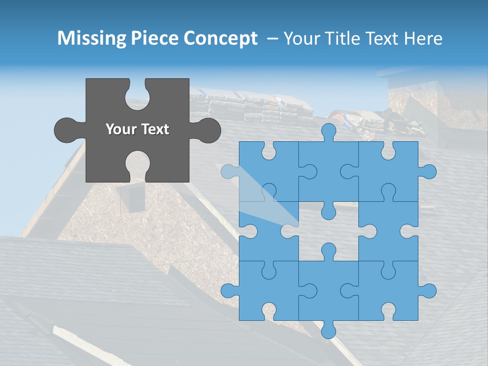 Building Shingles Exterior PowerPoint Template