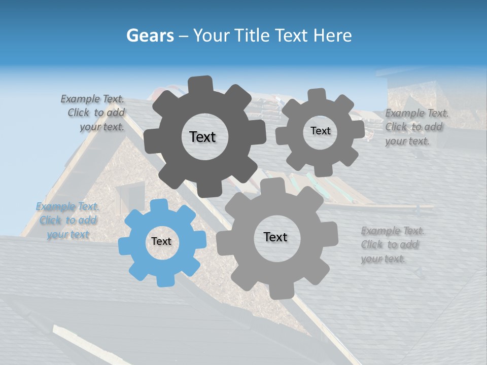 Building Shingles Exterior PowerPoint Template