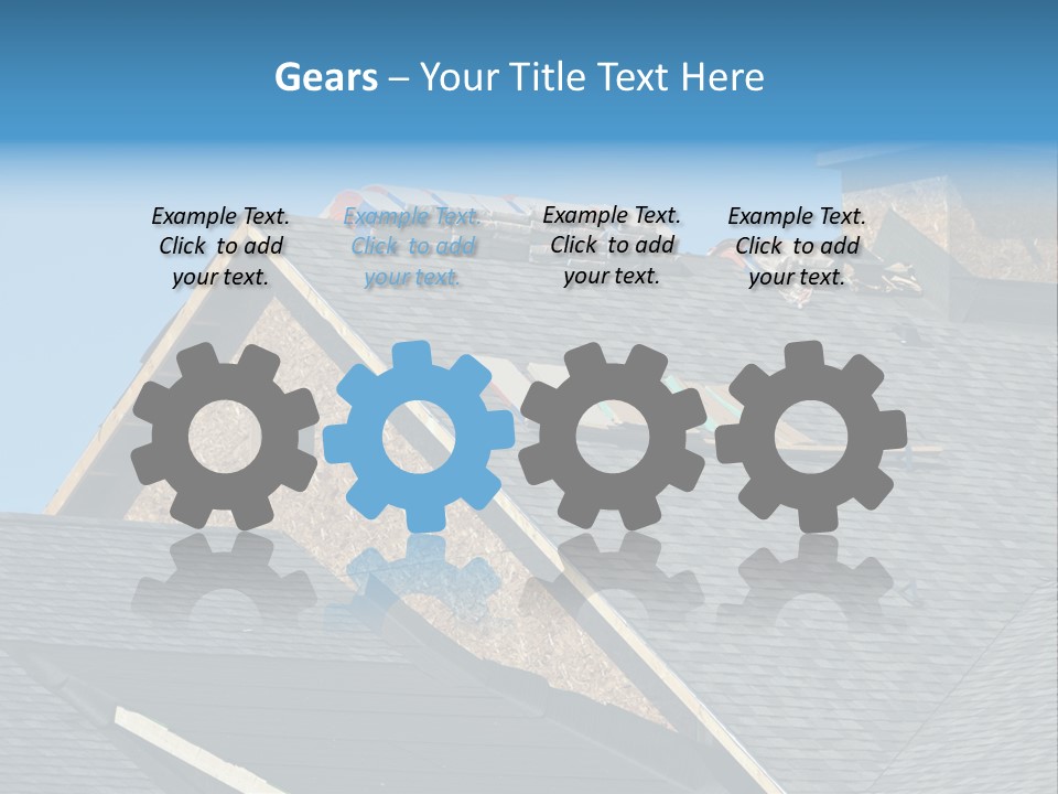 Building Shingles Exterior PowerPoint Template