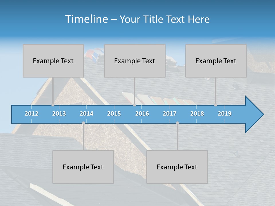 Building Shingles Exterior PowerPoint Template