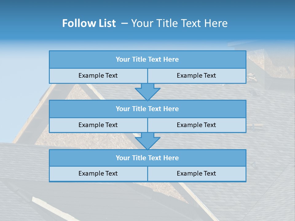 Building Shingles Exterior PowerPoint Template