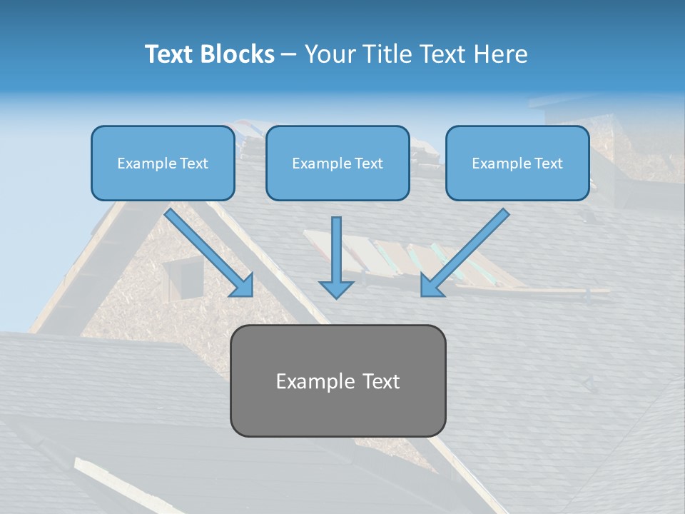 Building Shingles Exterior PowerPoint Template