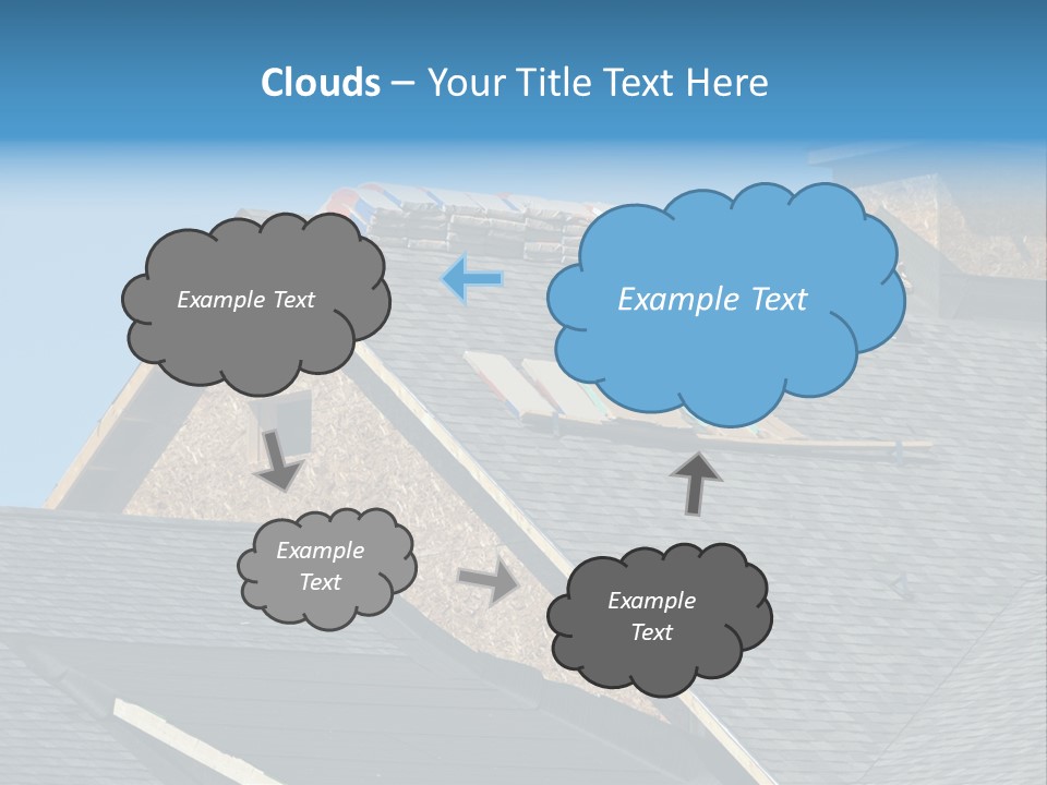 Building Shingles Exterior PowerPoint Template
