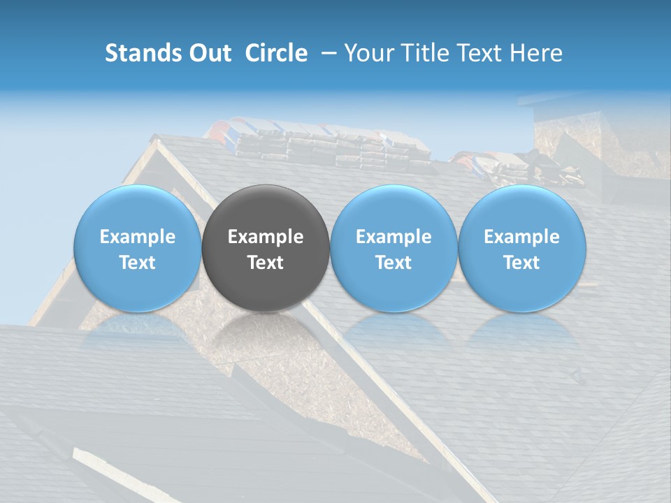 Building Shingles Exterior PowerPoint Template