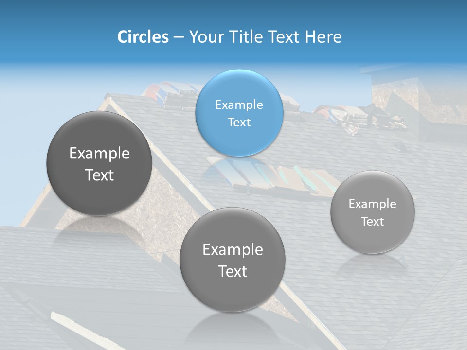 Building Shingles Exterior PowerPoint Template