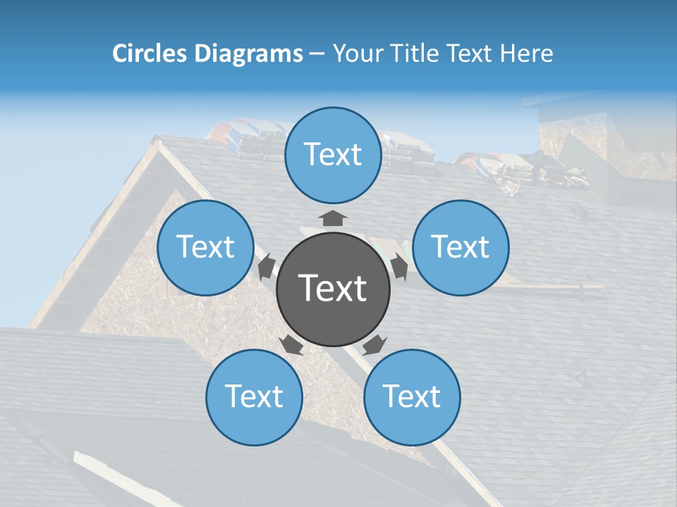 Building Shingles Exterior PowerPoint Template