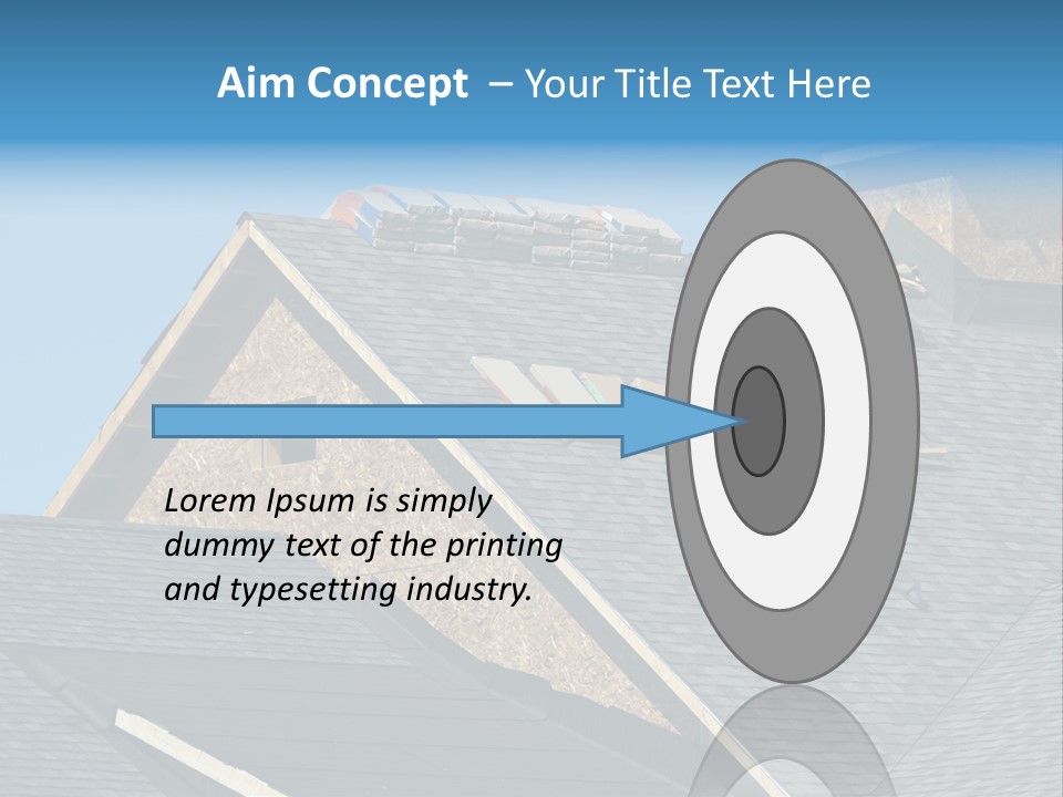 Building Shingles Exterior PowerPoint Template