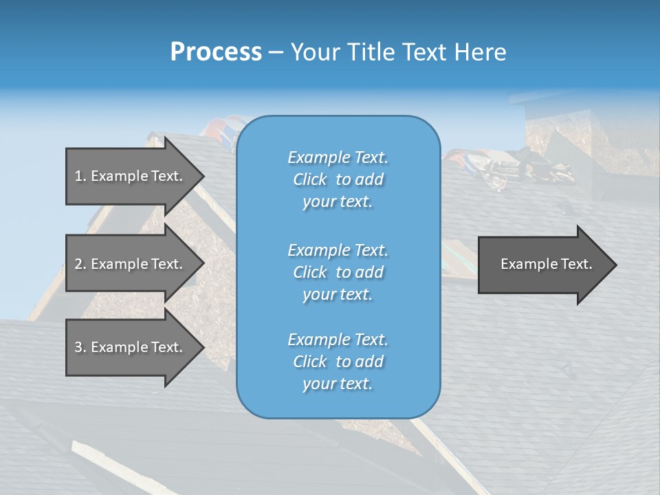 Building Shingles Exterior PowerPoint Template