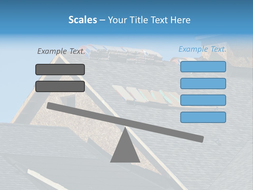 Building Shingles Exterior PowerPoint Template