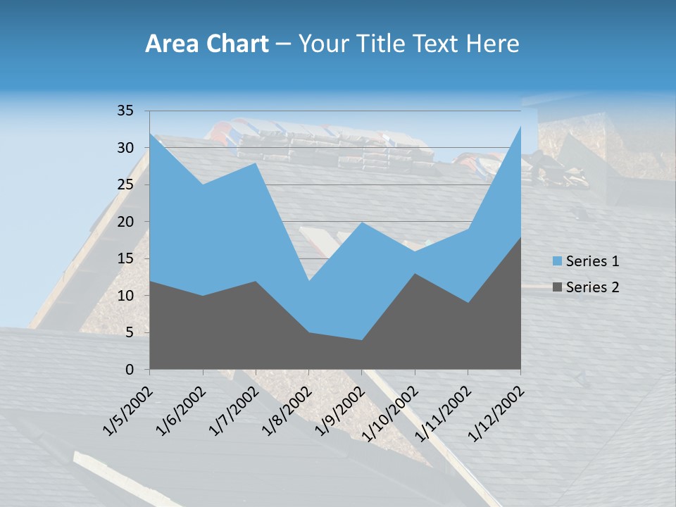 Building Shingles Exterior PowerPoint Template