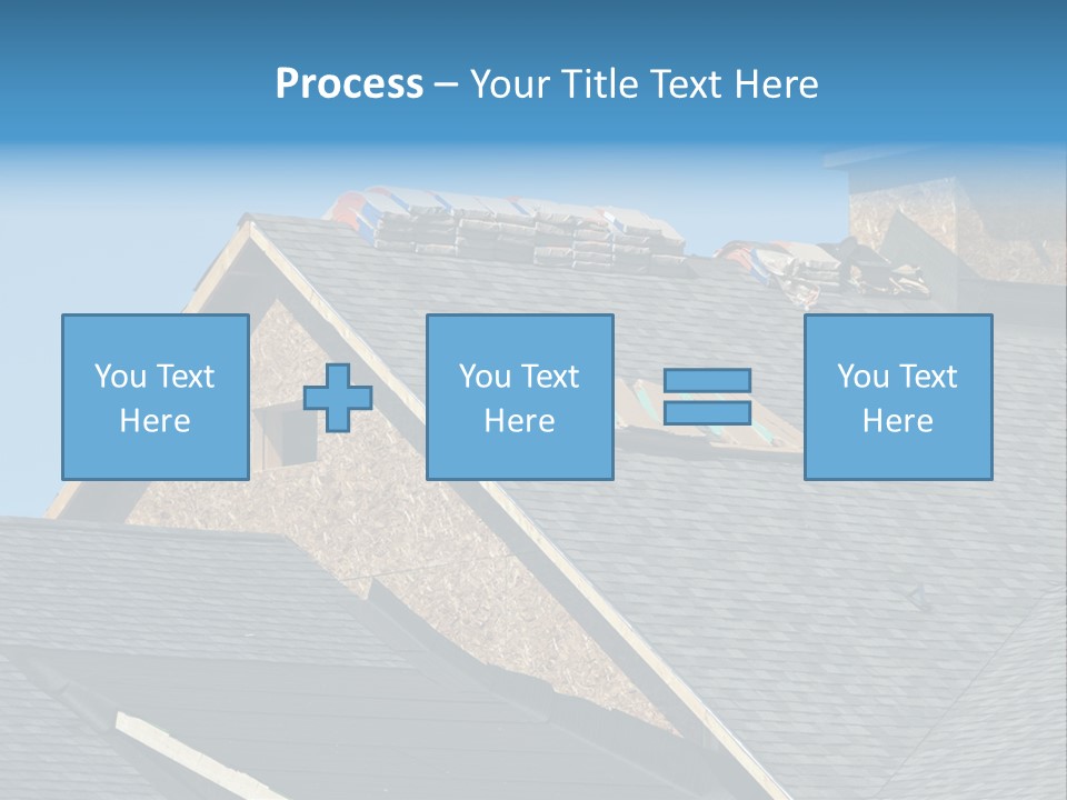Building Shingles Exterior PowerPoint Template