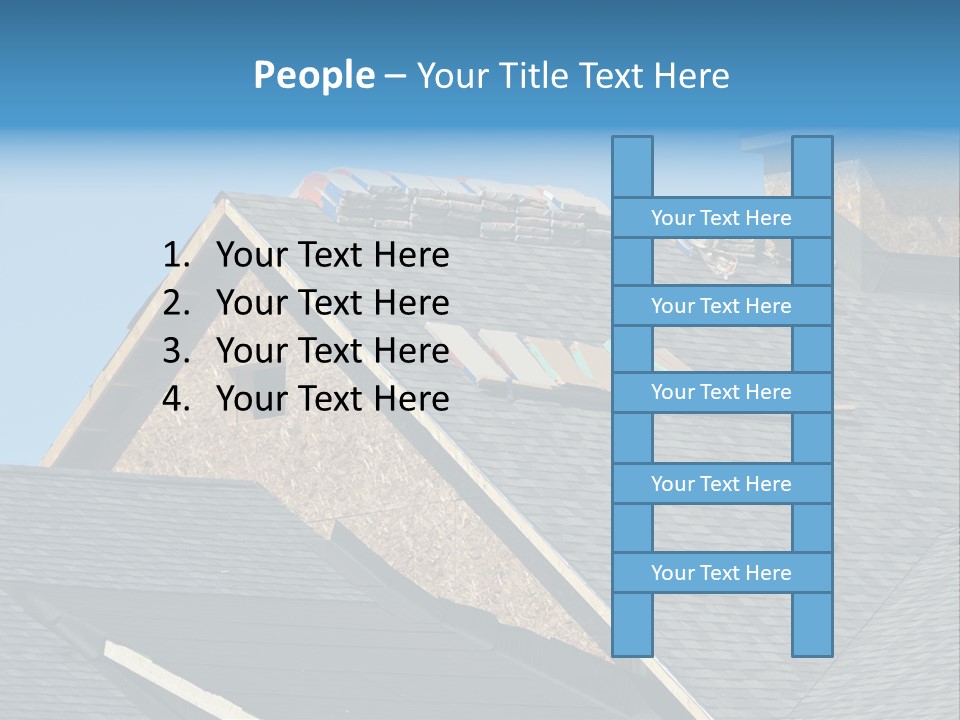 Building Shingles Exterior PowerPoint Template