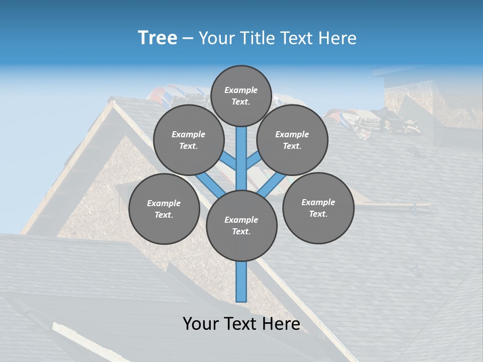 Building Shingles Exterior PowerPoint Template