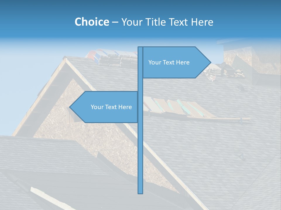 Building Shingles Exterior PowerPoint Template