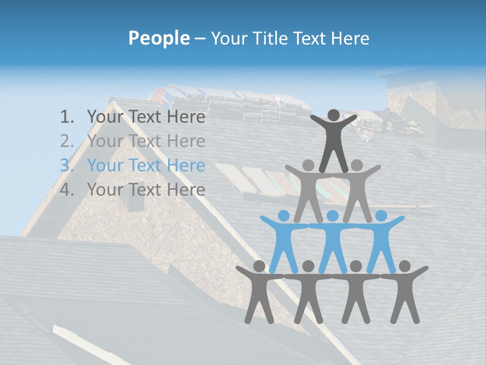Building Shingles Exterior PowerPoint Template