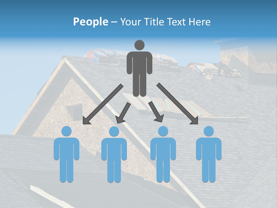 Building Shingles Exterior PowerPoint Template