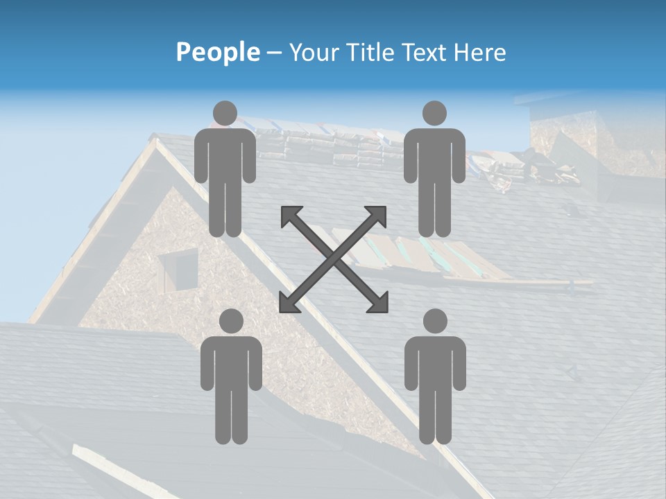 Building Shingles Exterior PowerPoint Template