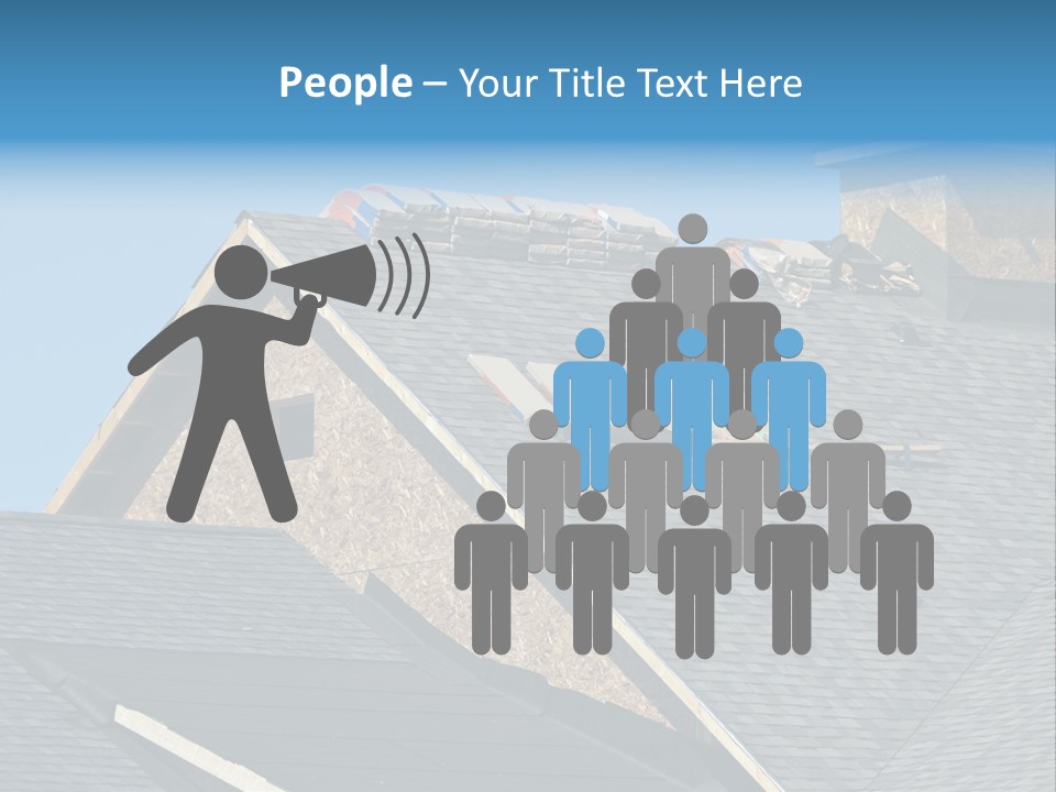 Building Shingles Exterior PowerPoint Template