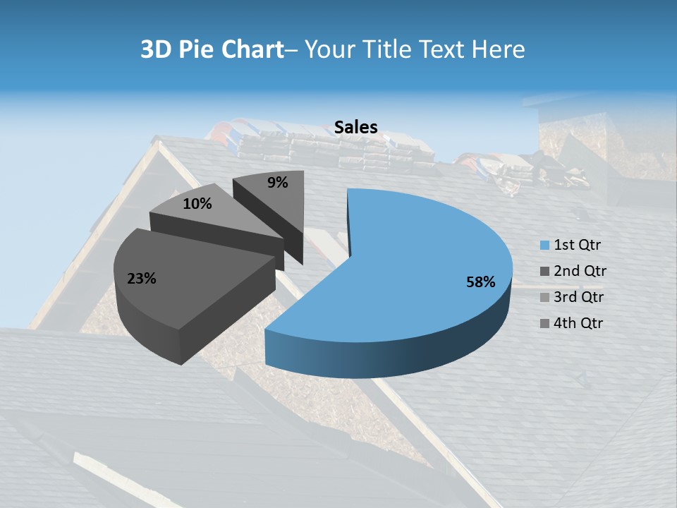 Building Shingles Exterior PowerPoint Template
