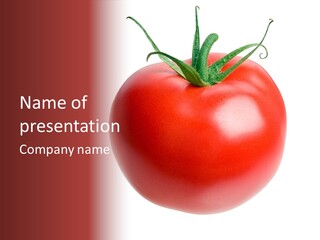 Ripe White Macro PowerPoint Template