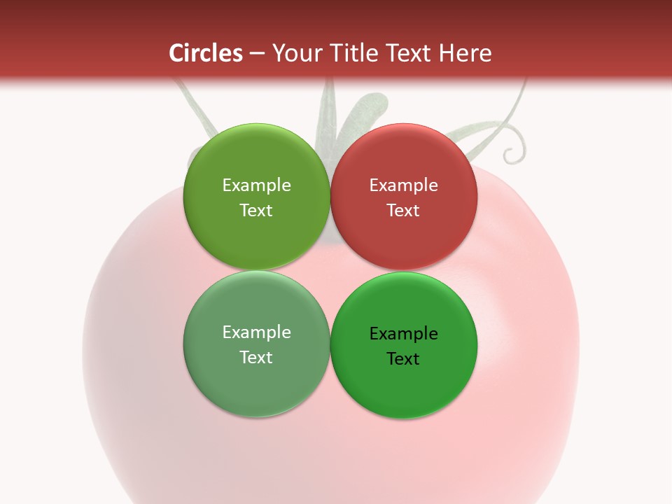 Ripe White Macro PowerPoint Template