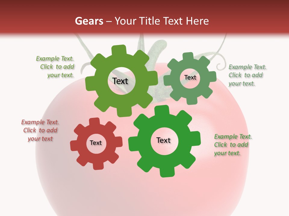 Ripe White Macro PowerPoint Template