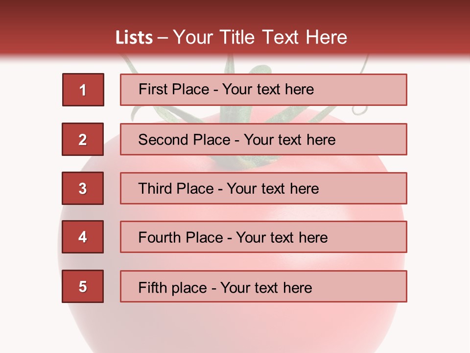 Ripe White Macro PowerPoint Template