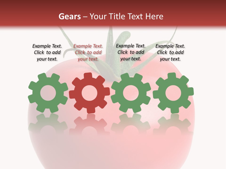 Ripe White Macro PowerPoint Template