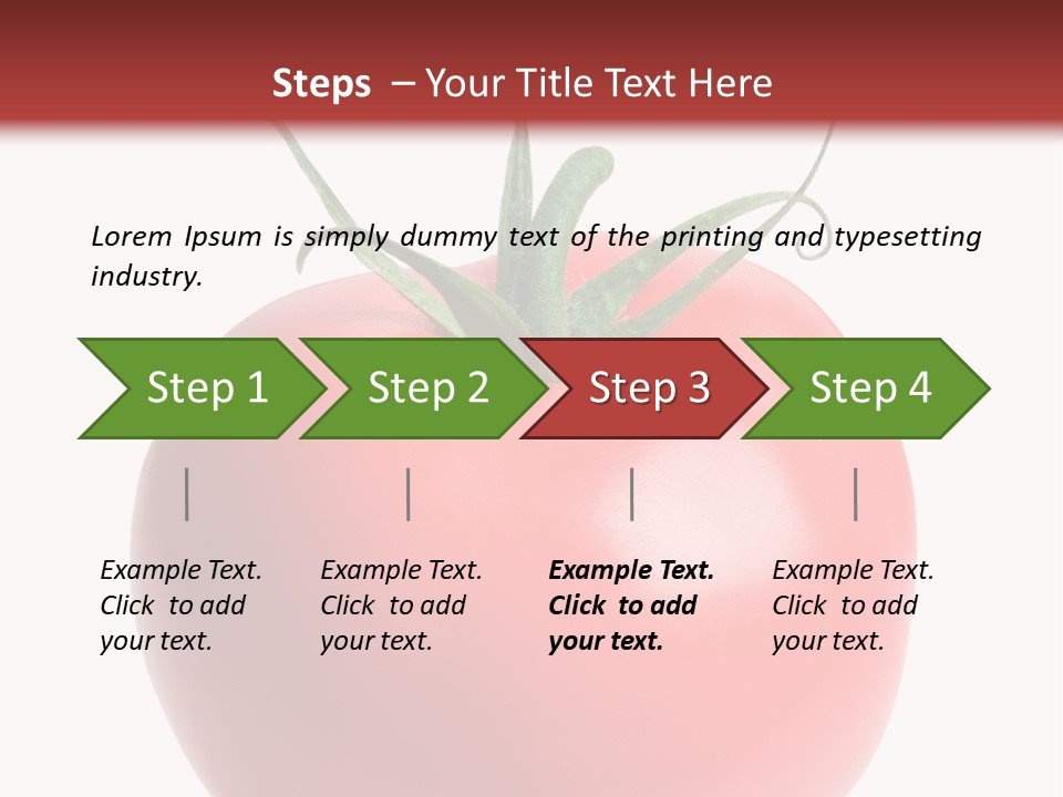 Ripe White Macro PowerPoint Template