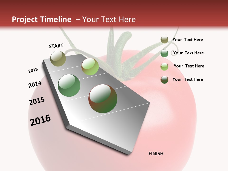 Ripe White Macro PowerPoint Template