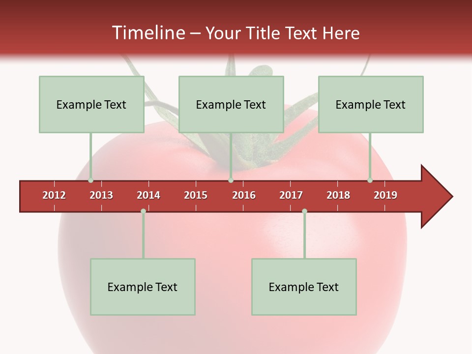 Ripe White Macro PowerPoint Template