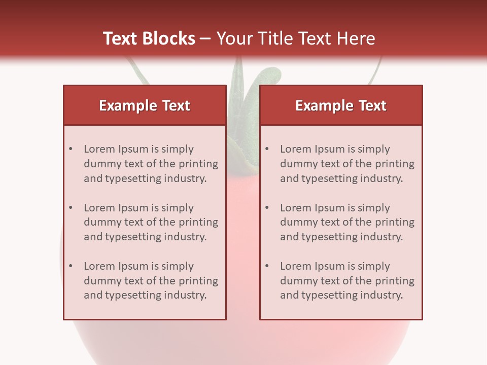 Ripe White Macro PowerPoint Template