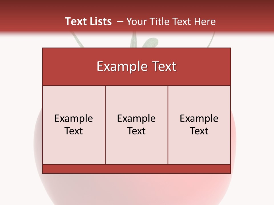 Ripe White Macro PowerPoint Template