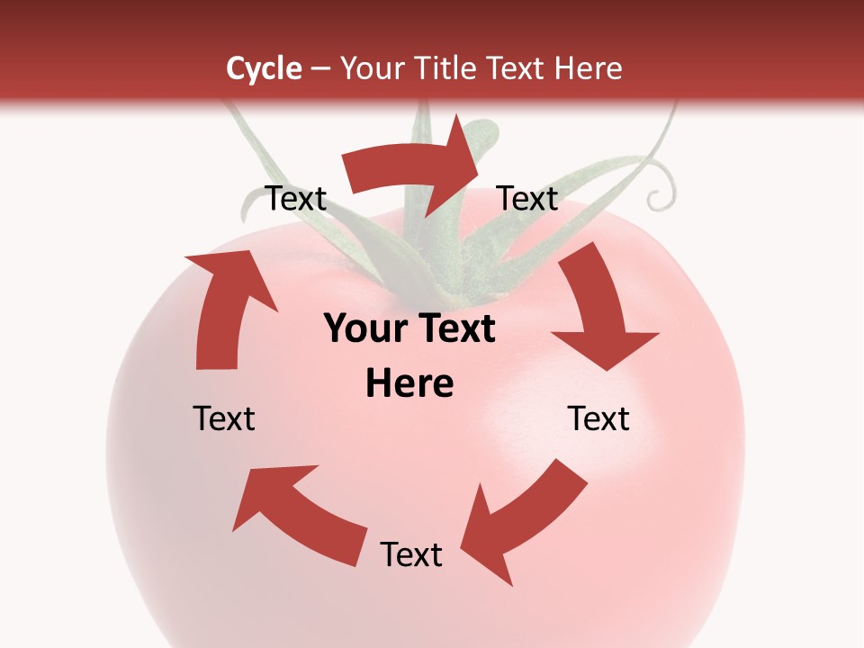 Ripe White Macro PowerPoint Template