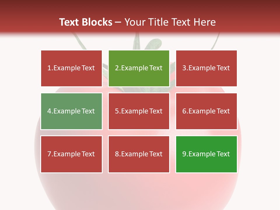 Ripe White Macro PowerPoint Template