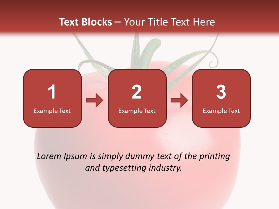 Ripe White Macro PowerPoint Template
