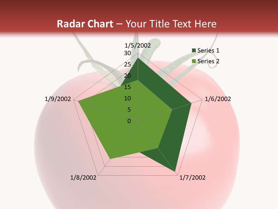 Ripe White Macro PowerPoint Template