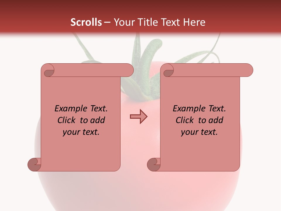 Ripe White Macro PowerPoint Template