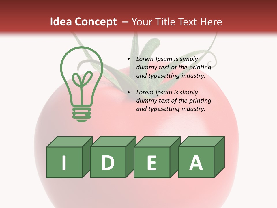 Ripe White Macro PowerPoint Template