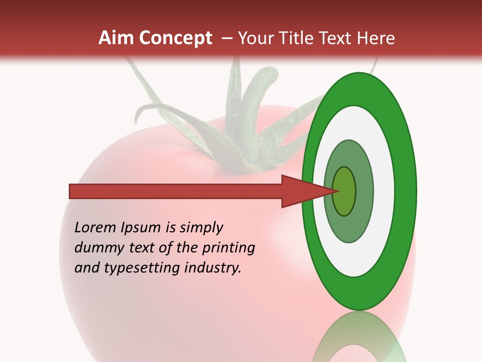 Ripe White Macro PowerPoint Template