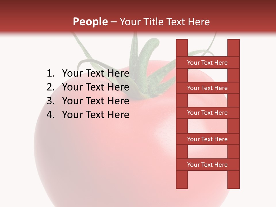 Ripe White Macro PowerPoint Template