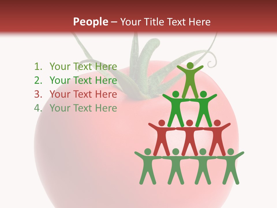 Ripe White Macro PowerPoint Template