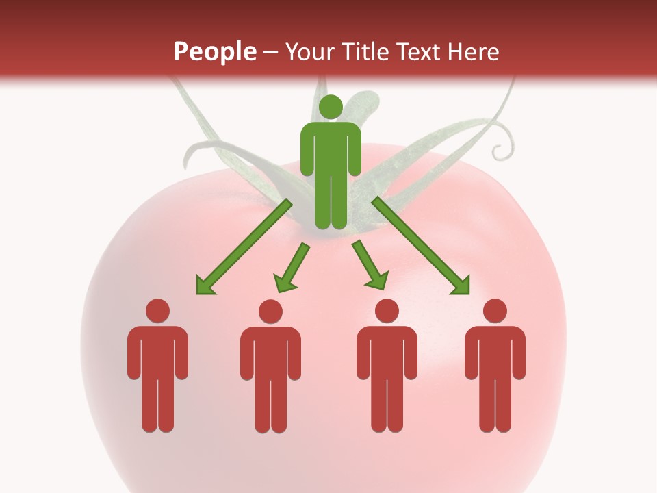 Ripe White Macro PowerPoint Template