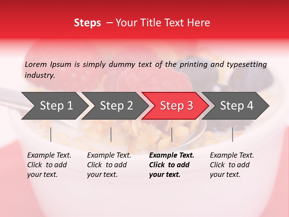 Fruit Grain Cereal PowerPoint Template