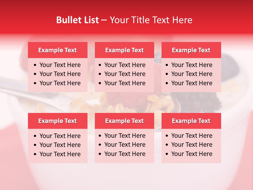 Fruit Grain Cereal PowerPoint Template