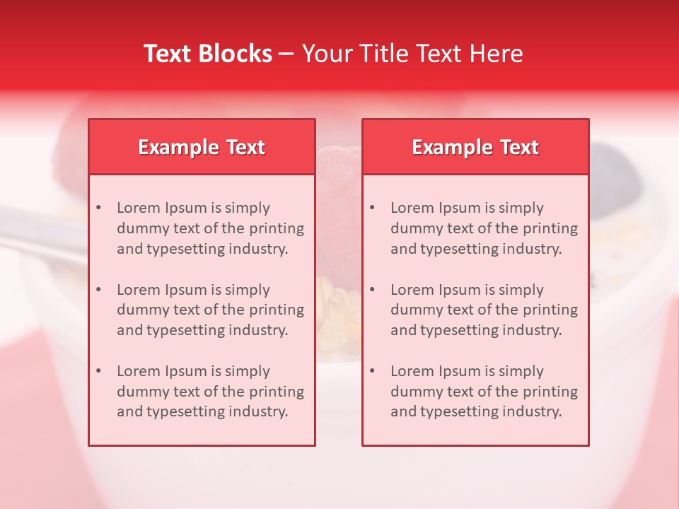 Fruit Grain Cereal PowerPoint Template