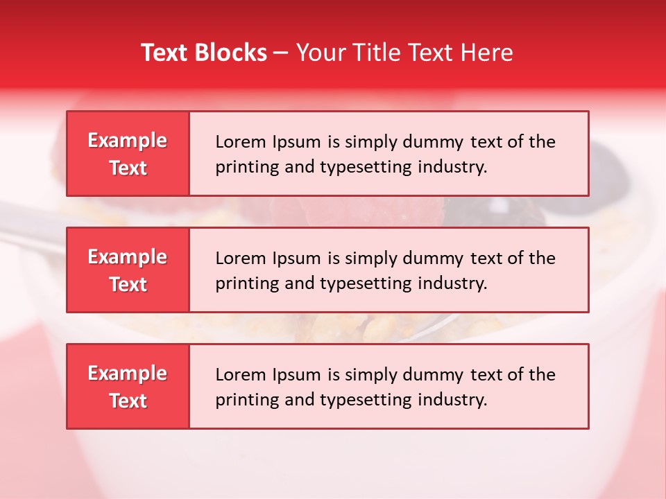 Fruit Grain Cereal PowerPoint Template