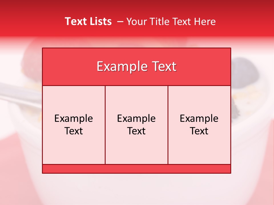 Fruit Grain Cereal PowerPoint Template