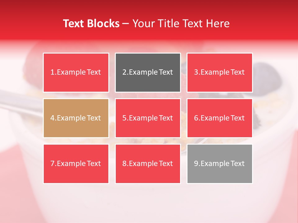 Fruit Grain Cereal PowerPoint Template