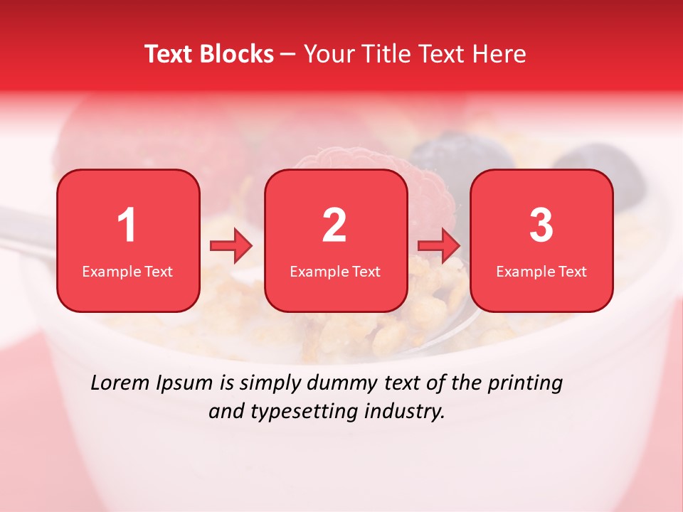 Fruit Grain Cereal PowerPoint Template